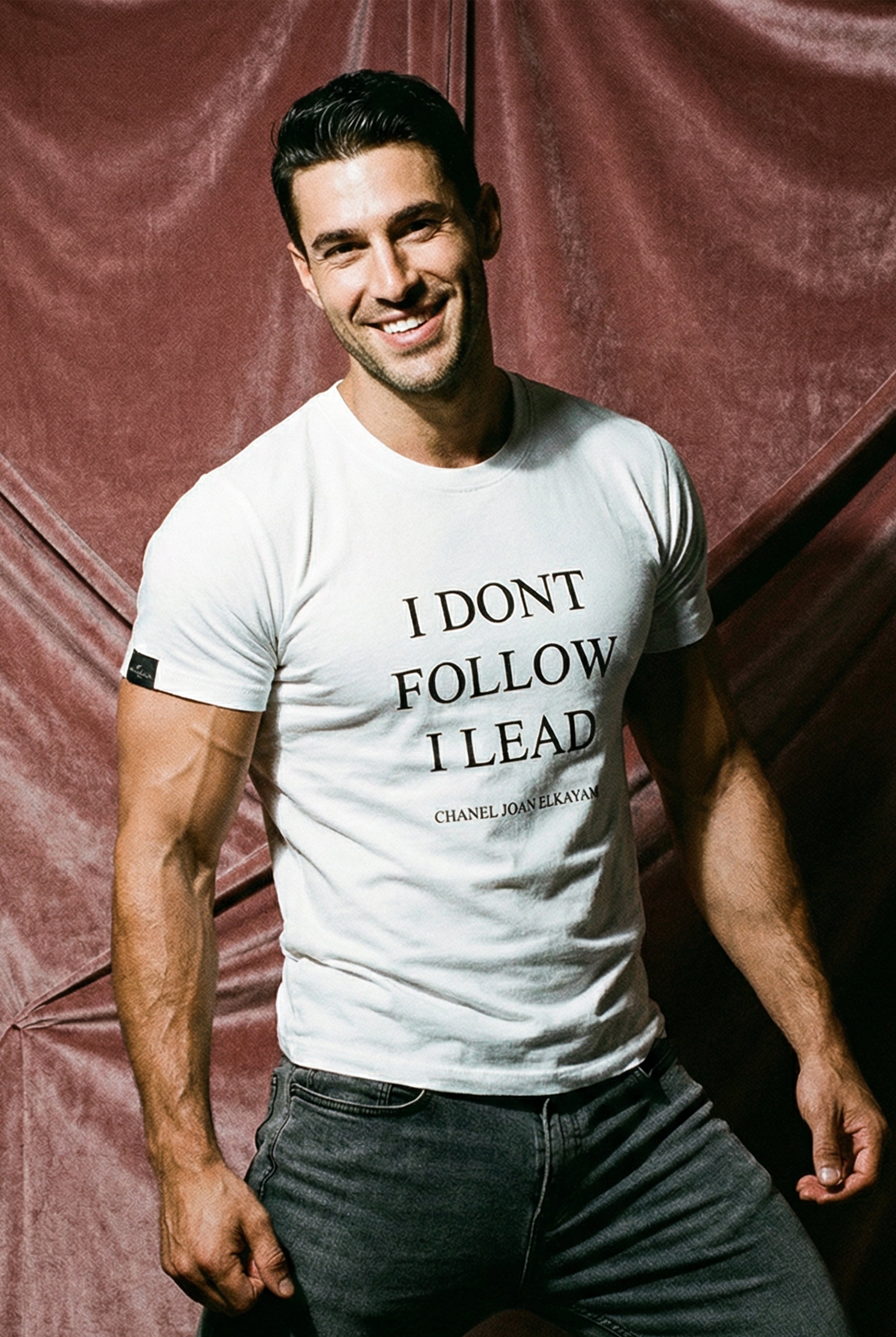 I DONT FOLLOW I LEAD MENS T-SHIRT