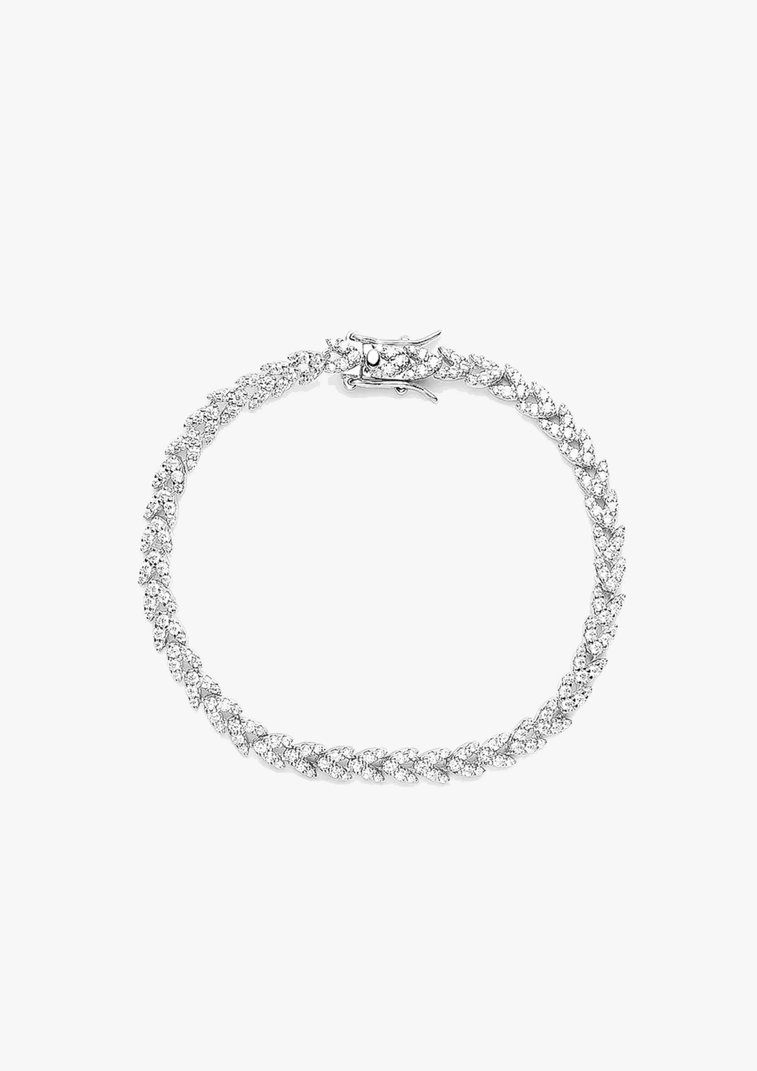 DENISE NAVETTE LEAF BRACELET