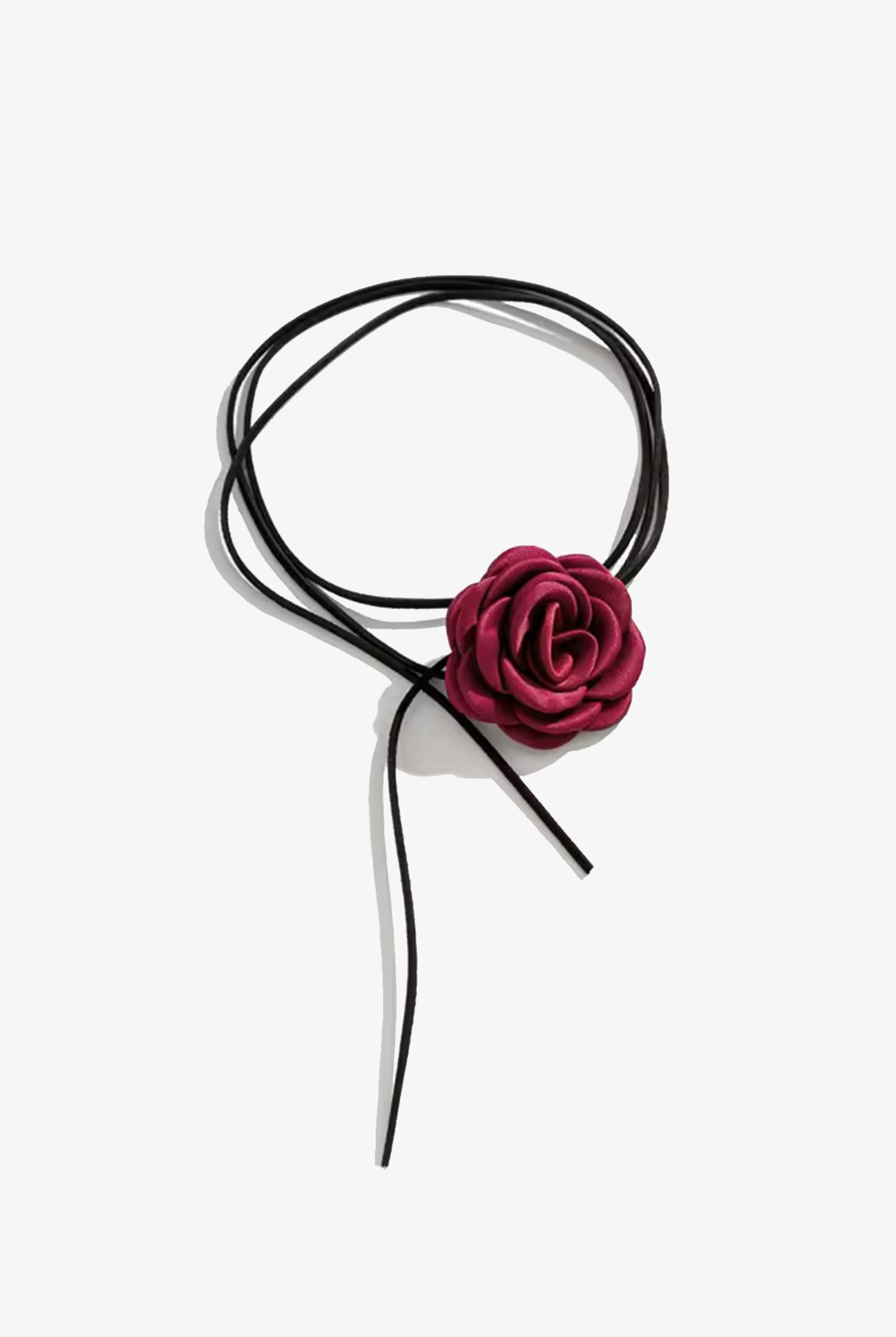 Burgundy Rose Choker