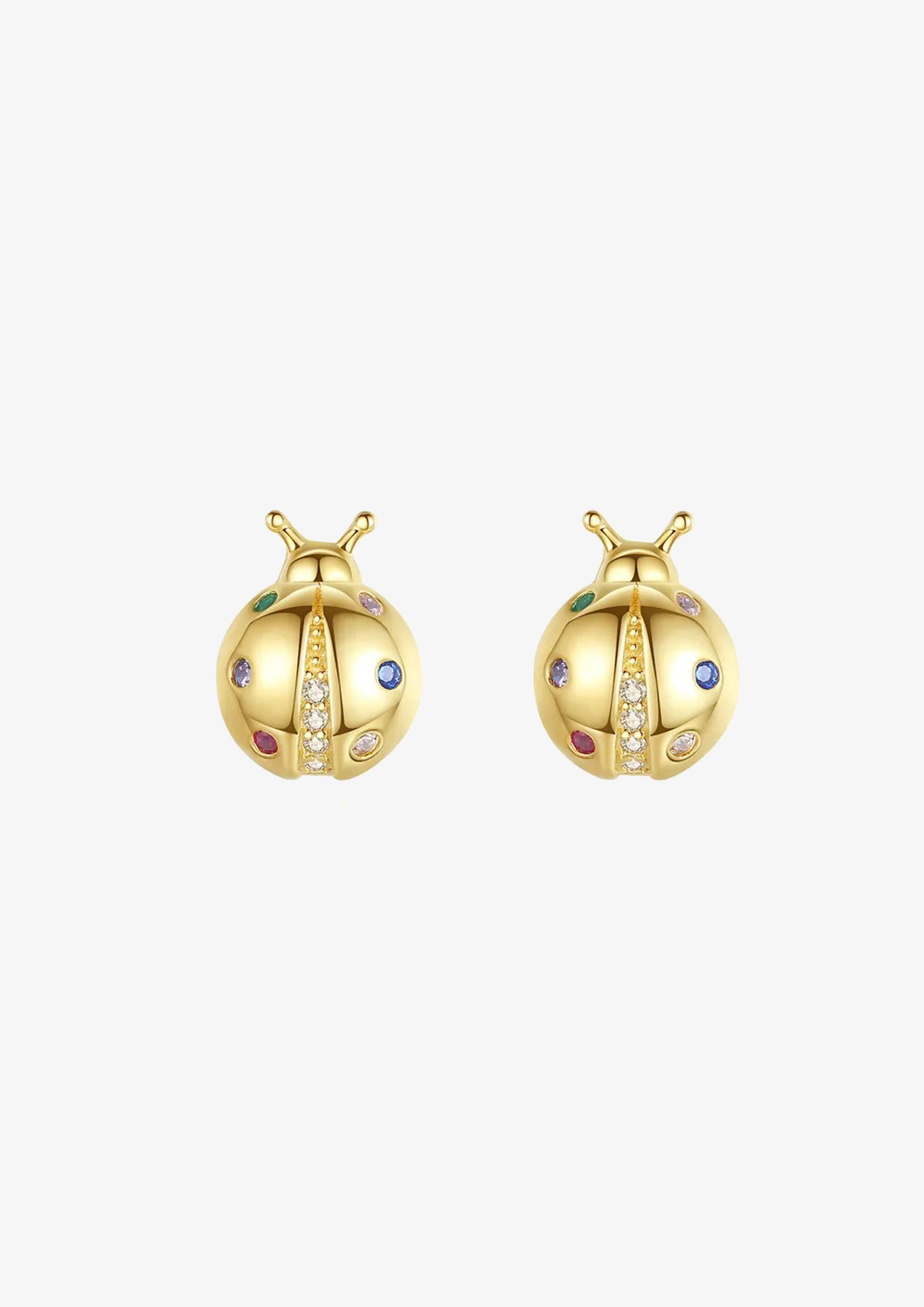 DIANA LADYBUG EARRINGS