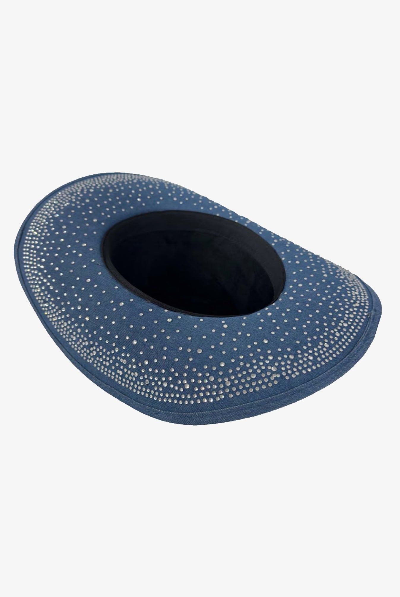 Embellished Denim Cowboy Hat