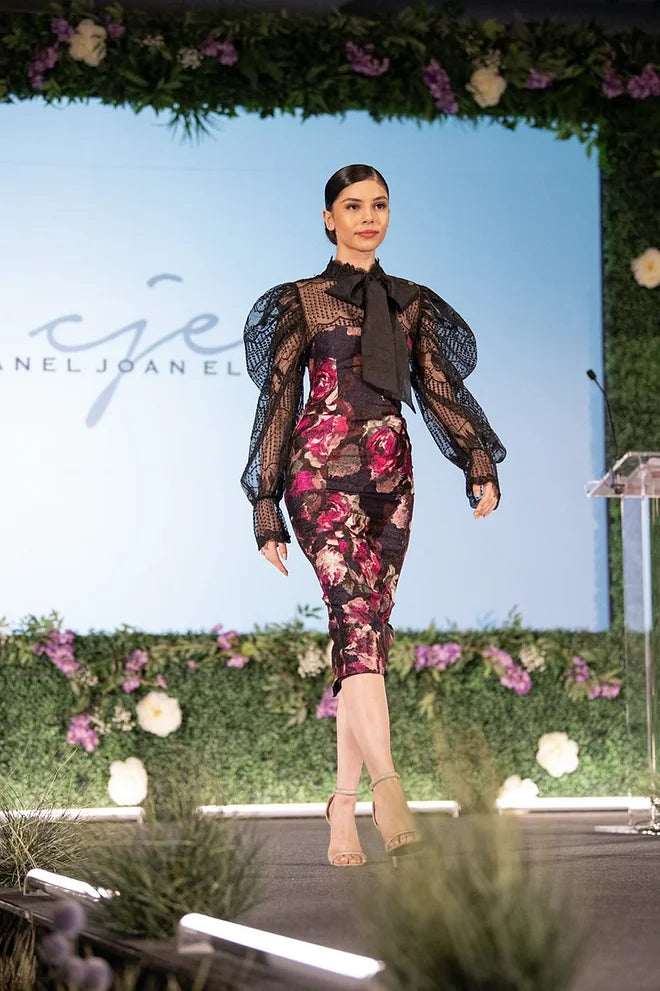 FLORA DRESS WITH DETACHABLE SLEEVES