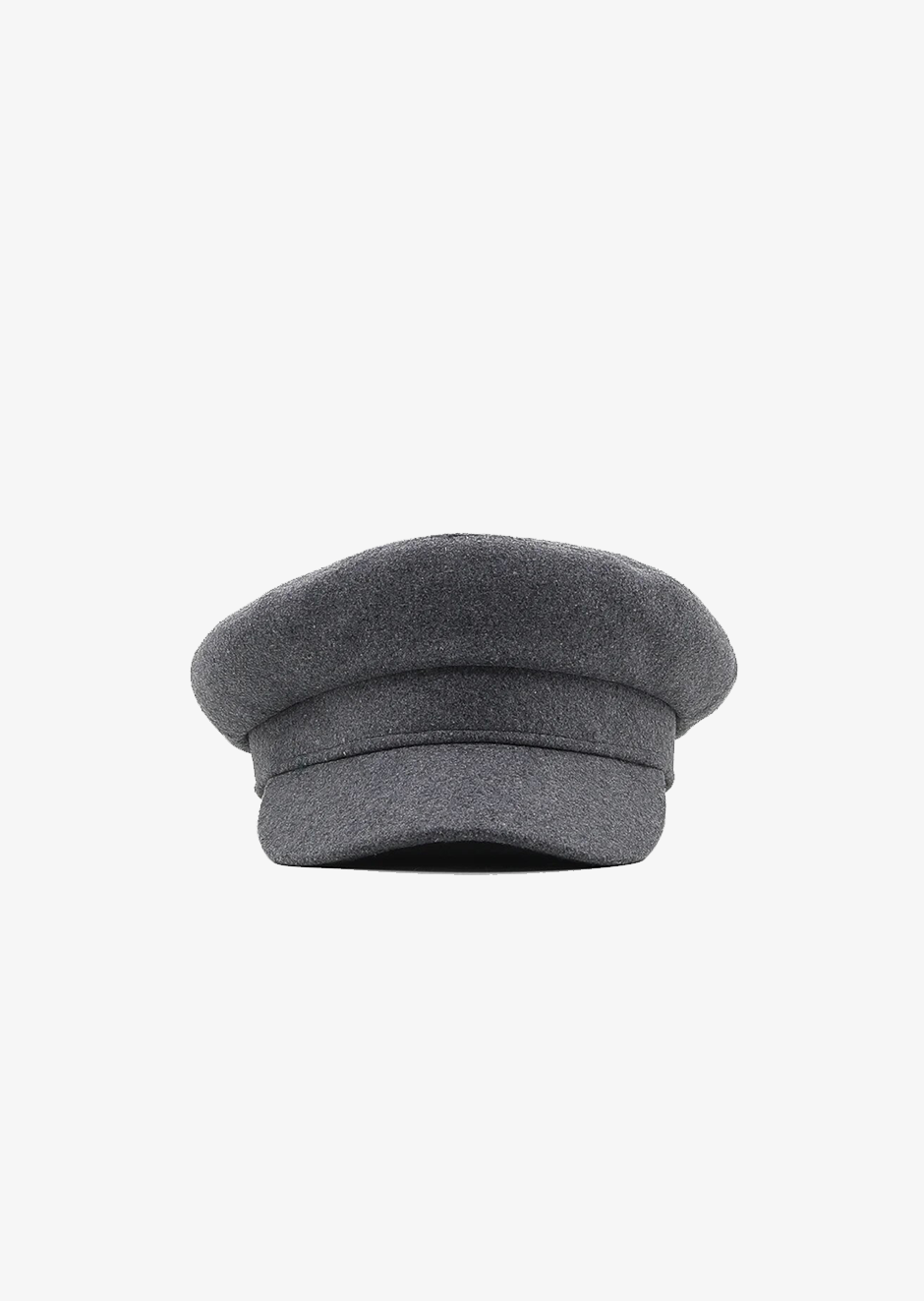 GREY WOOL BAKER BOY HAT