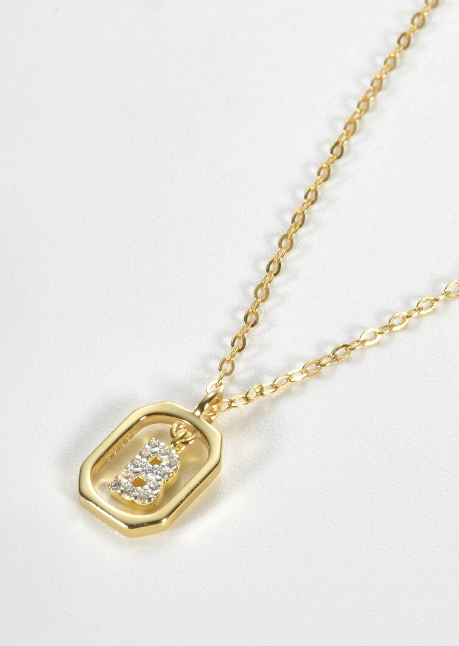 HANGING INITIAL NECKLACE