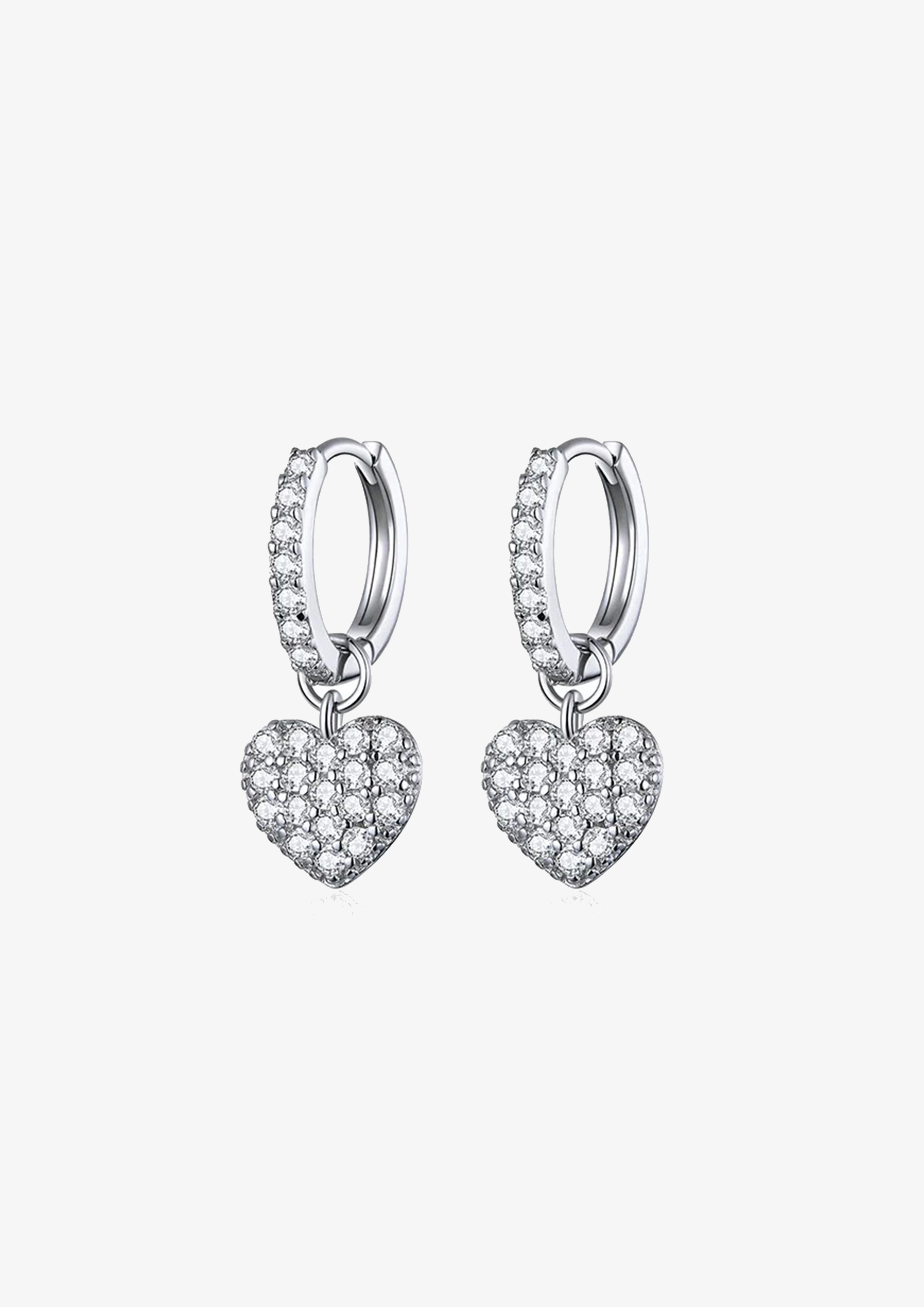 HARLOW DROP HEART EARRINGS