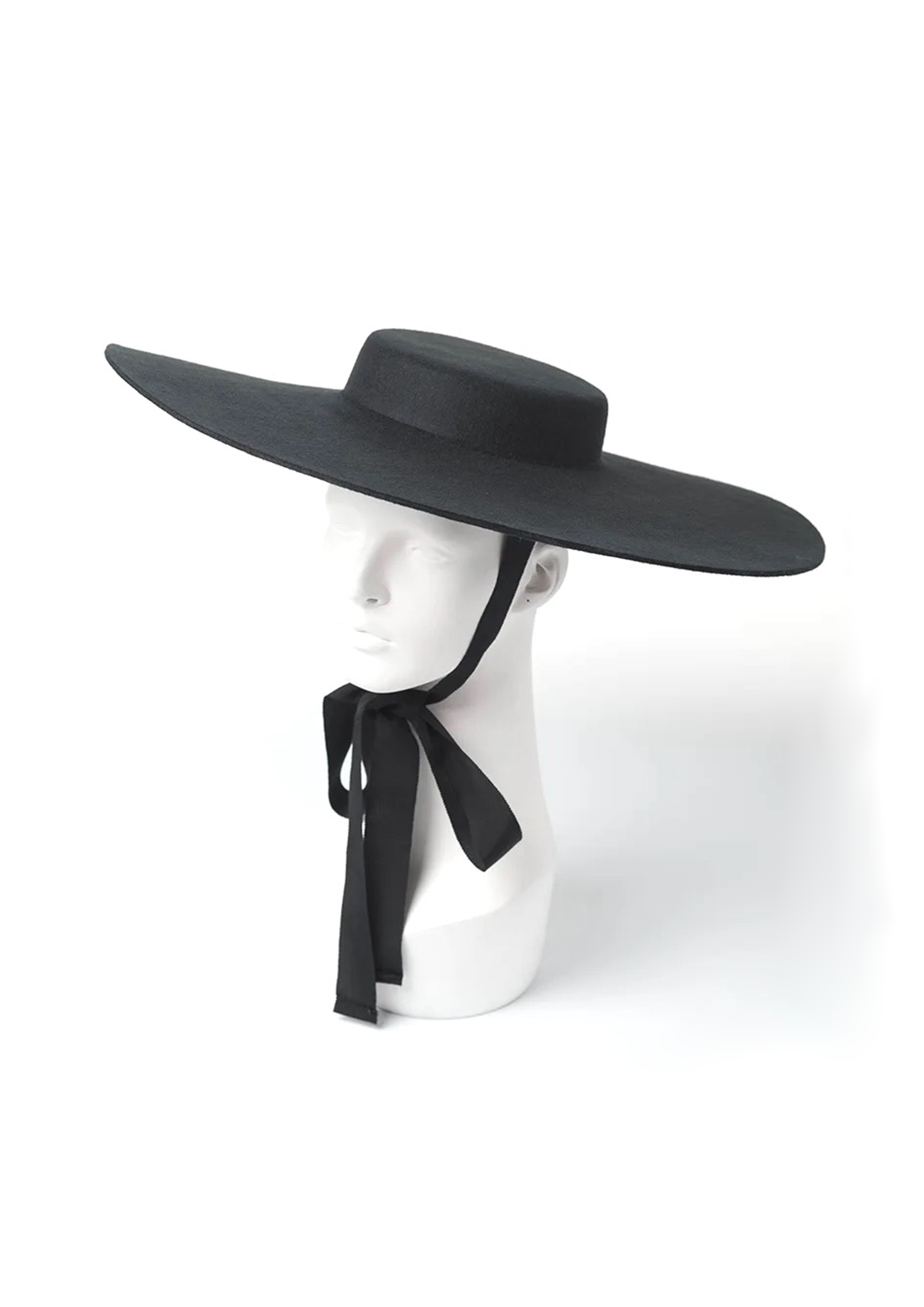 HANDMADE WIDE BRIM (15CM) WOOL HAT