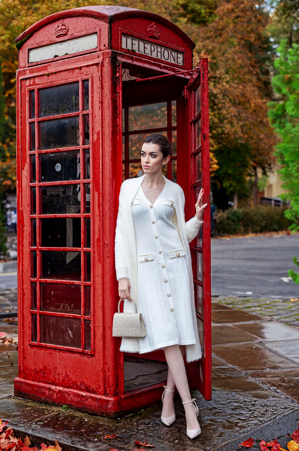 LONG SLEEVE STRETCH KNITTED DRESS