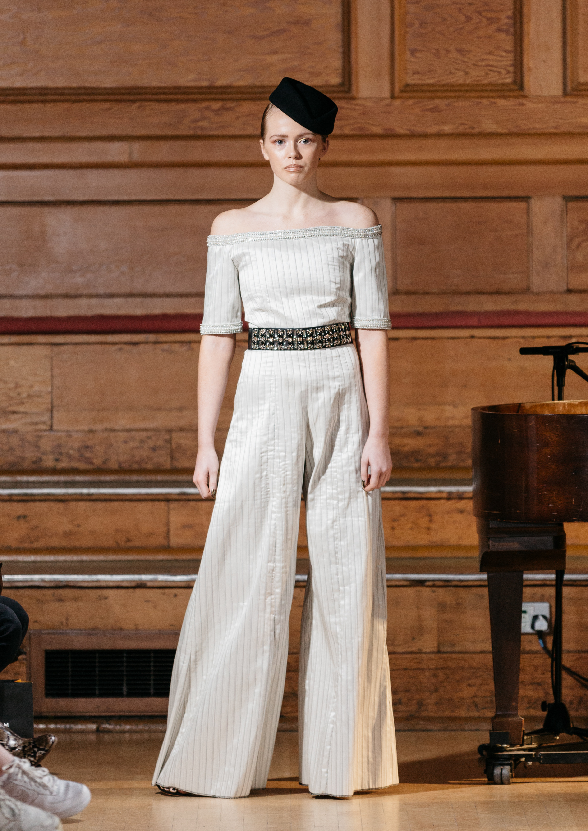 BARDOT HAND EMBELLISHED JUMPSUIT