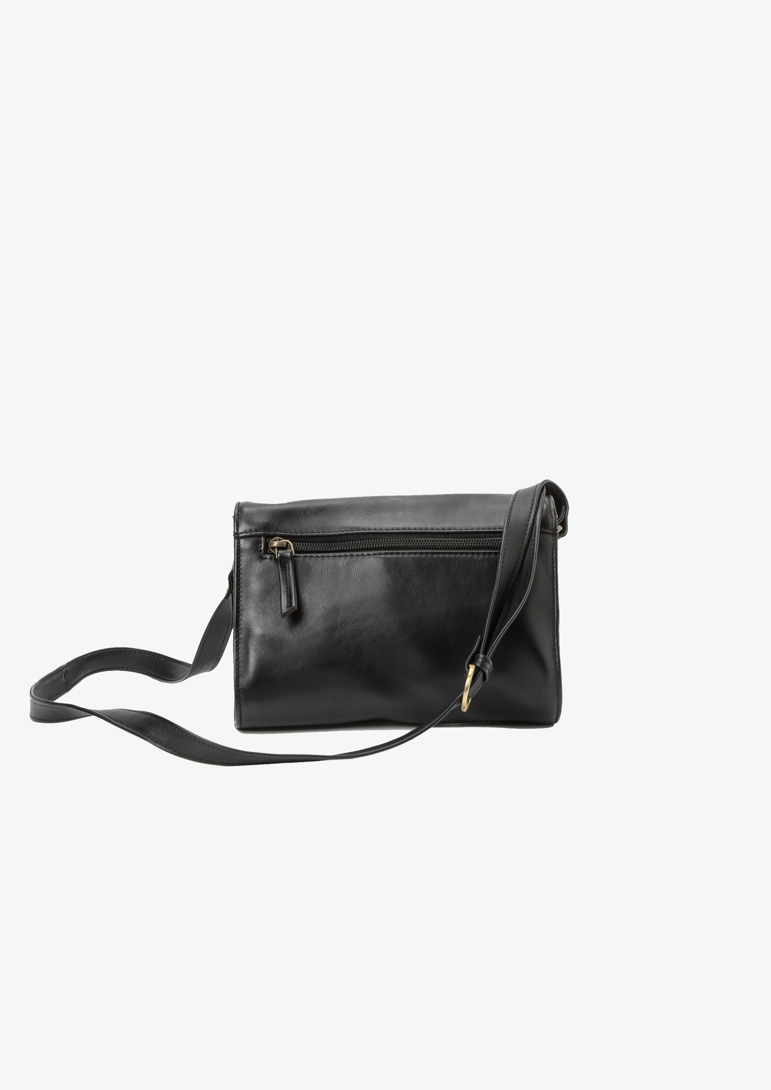 LEATHER HANDCLASP CLUTCH