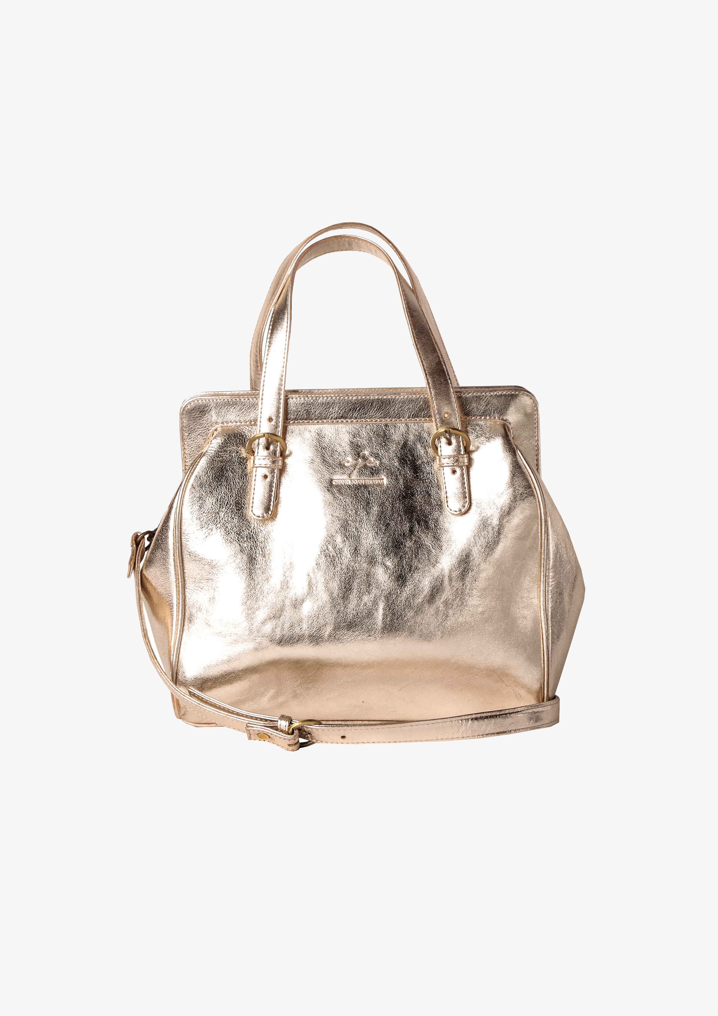 LEATHER SHOULDER BAG NONNA