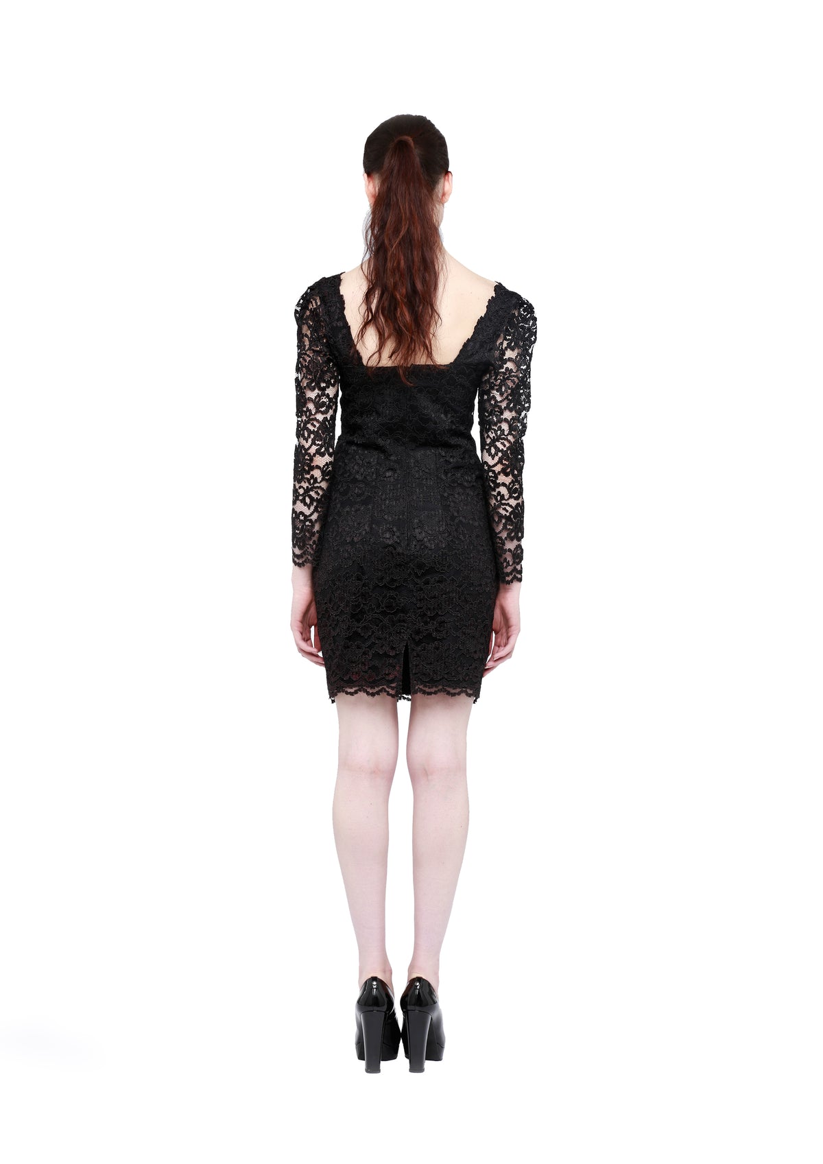 FITTED LACE DRESS