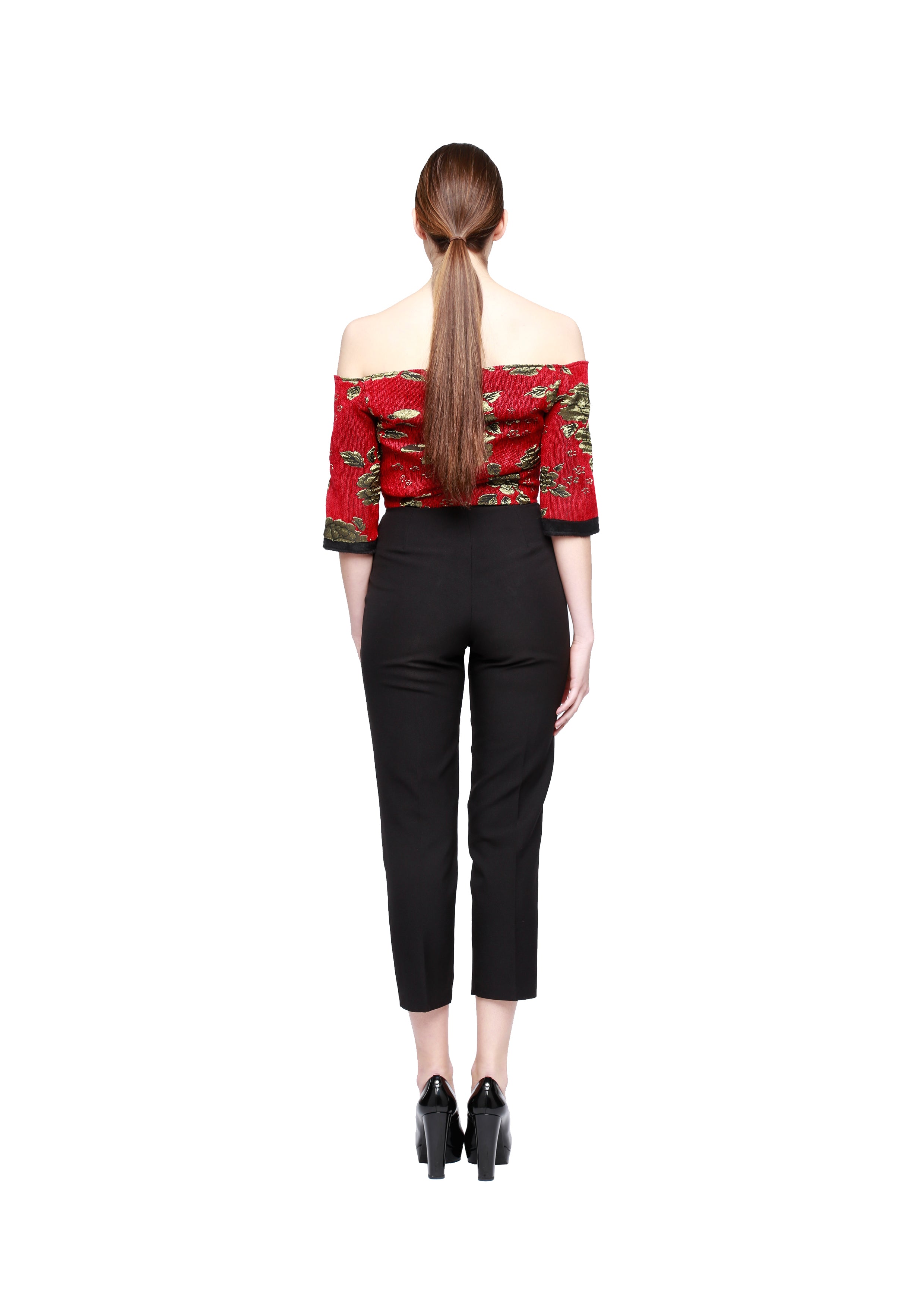 JACQUARD BARDOT JACKET