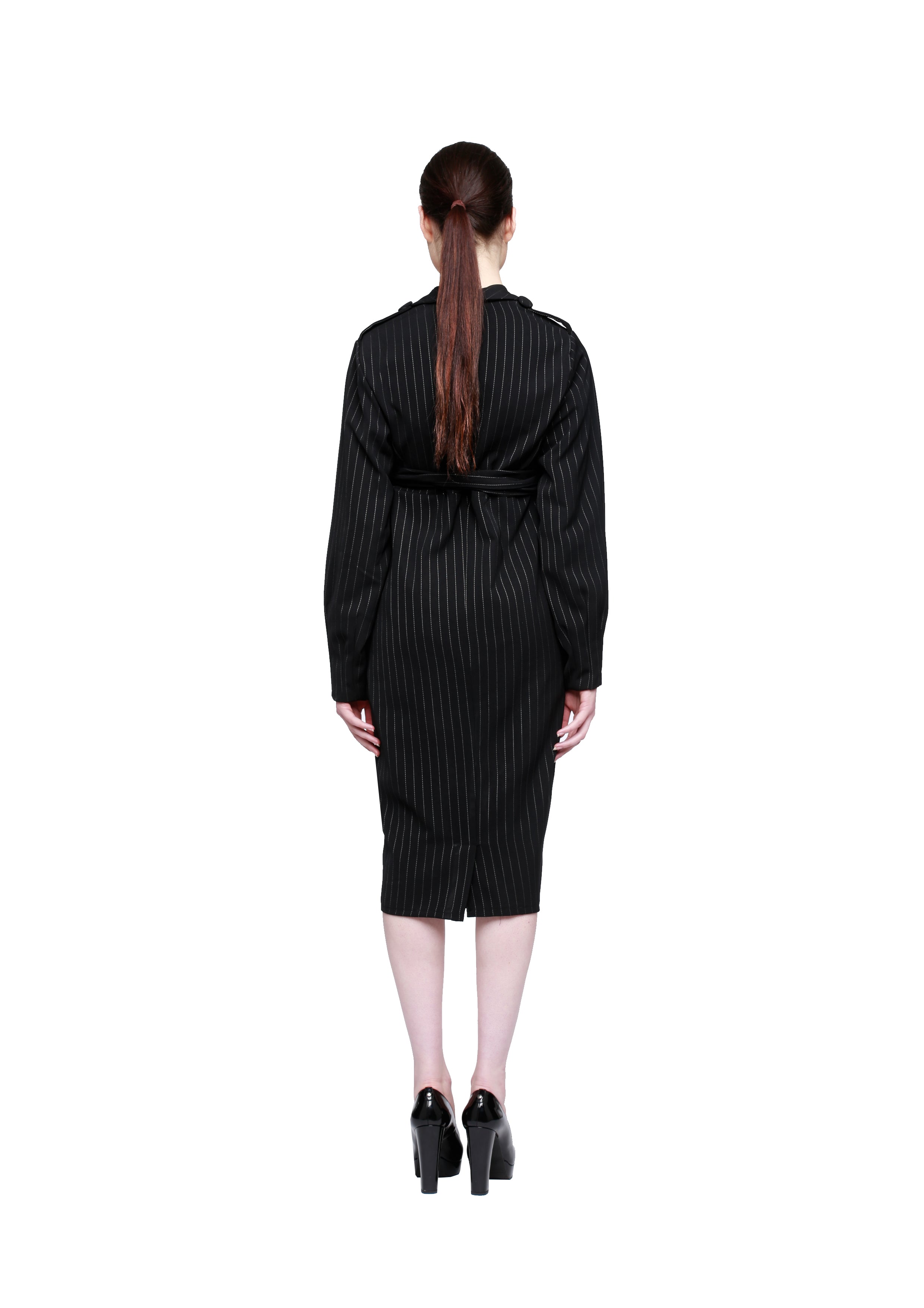 OPEN FRONT BUTTON UP DRESS