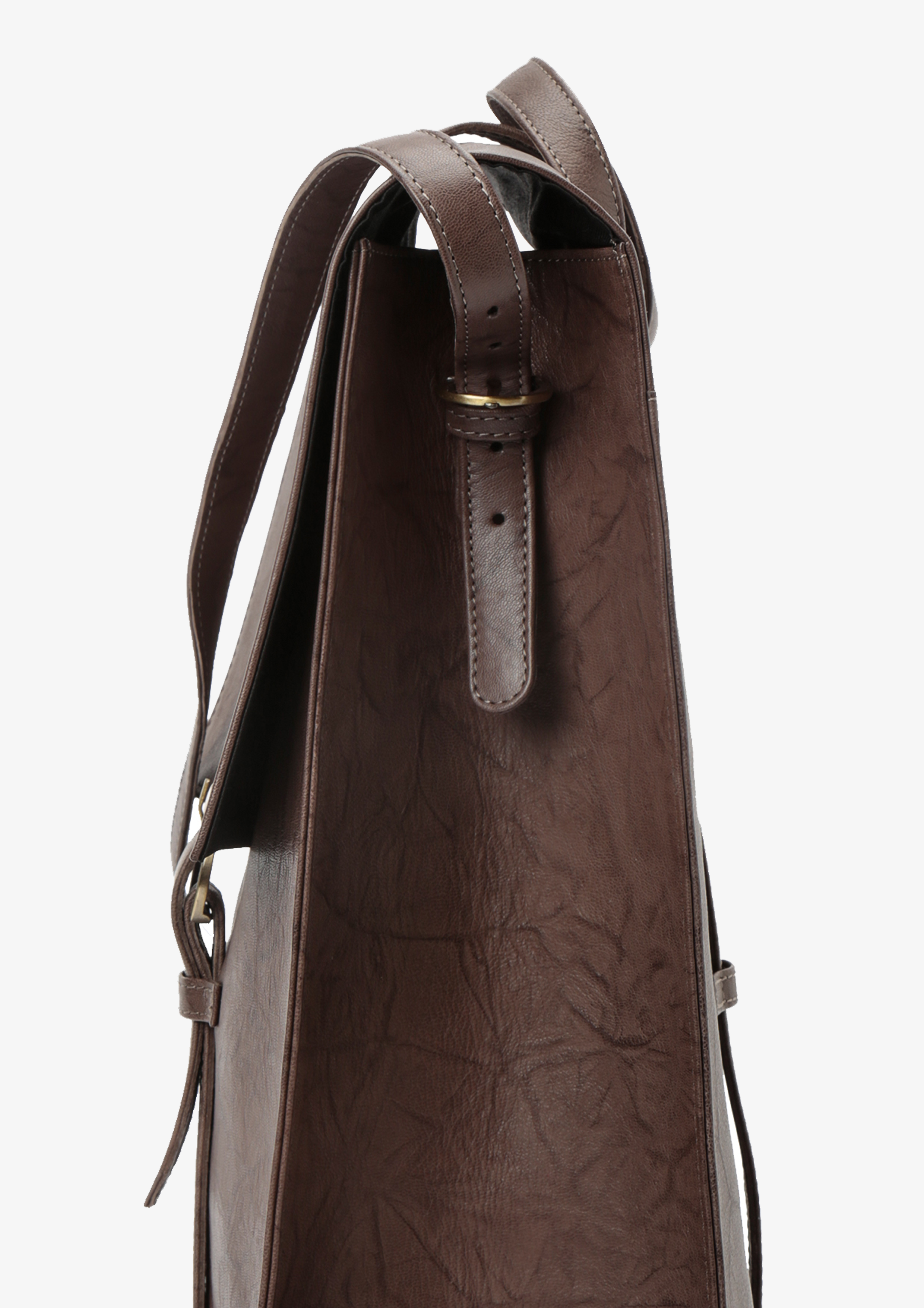 LONG LEATHER SHOULDER BAG