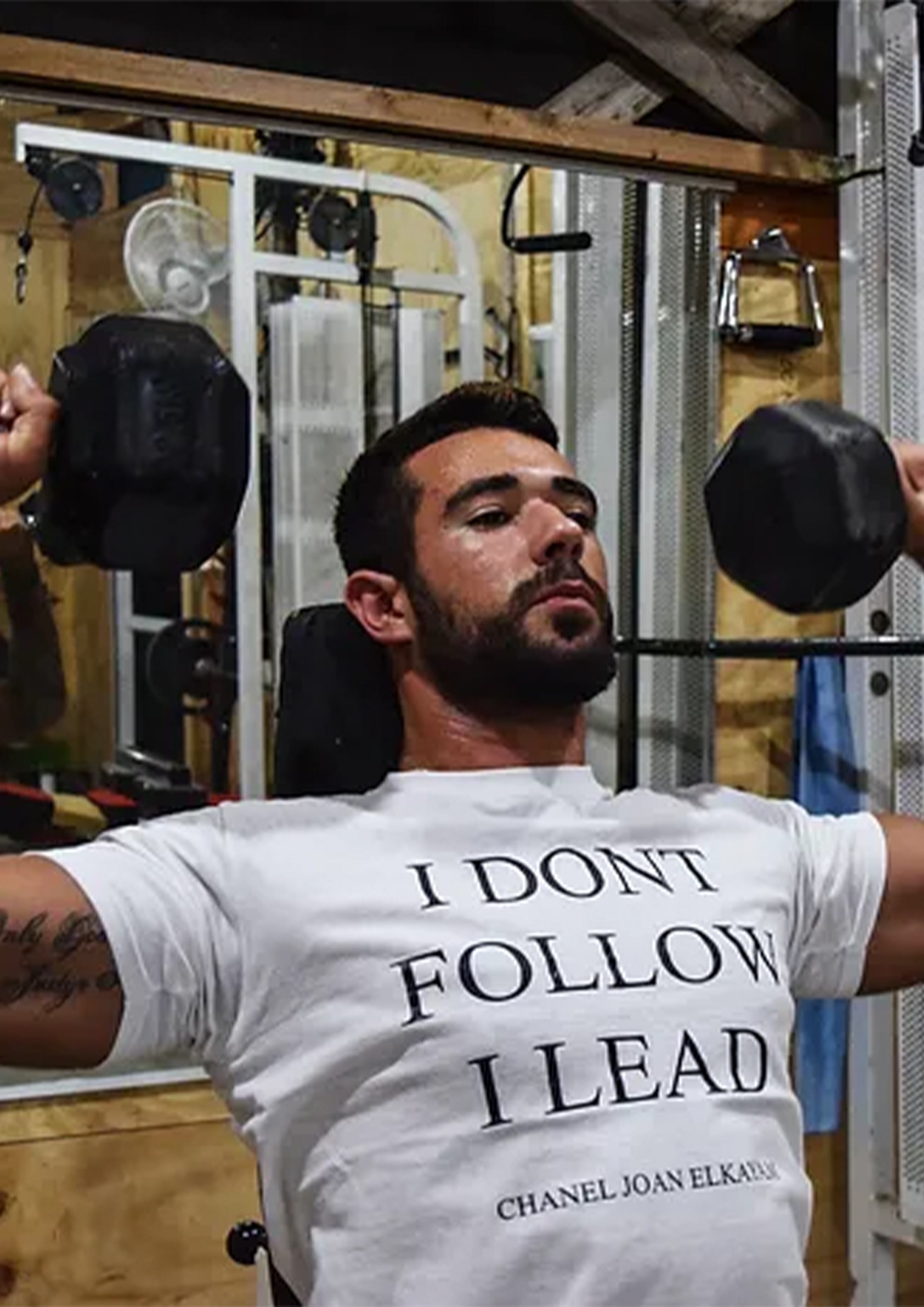 I DONT FOLLOW I LEAD MENS T-SHIRT