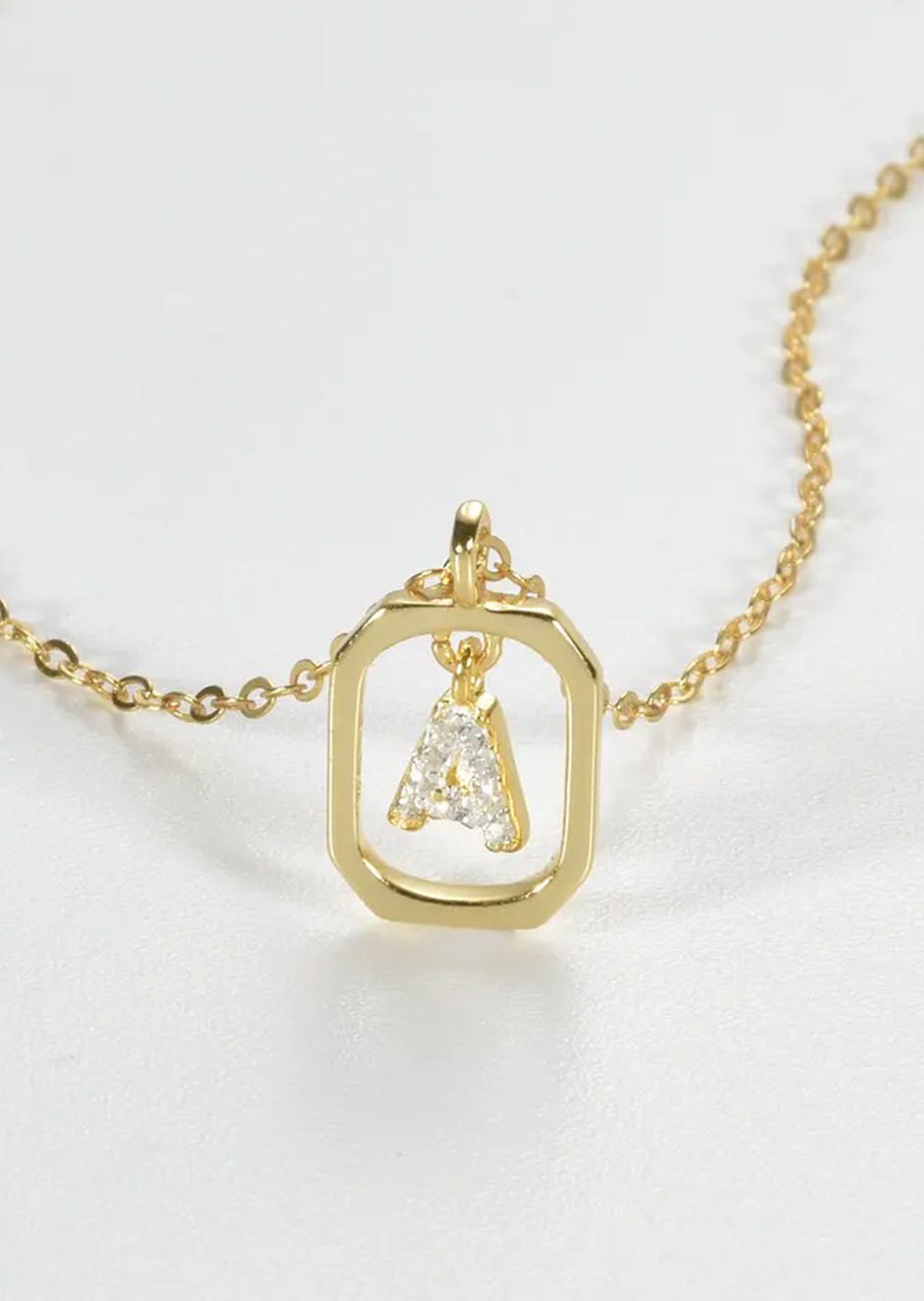 HANGING INITIAL NECKLACE