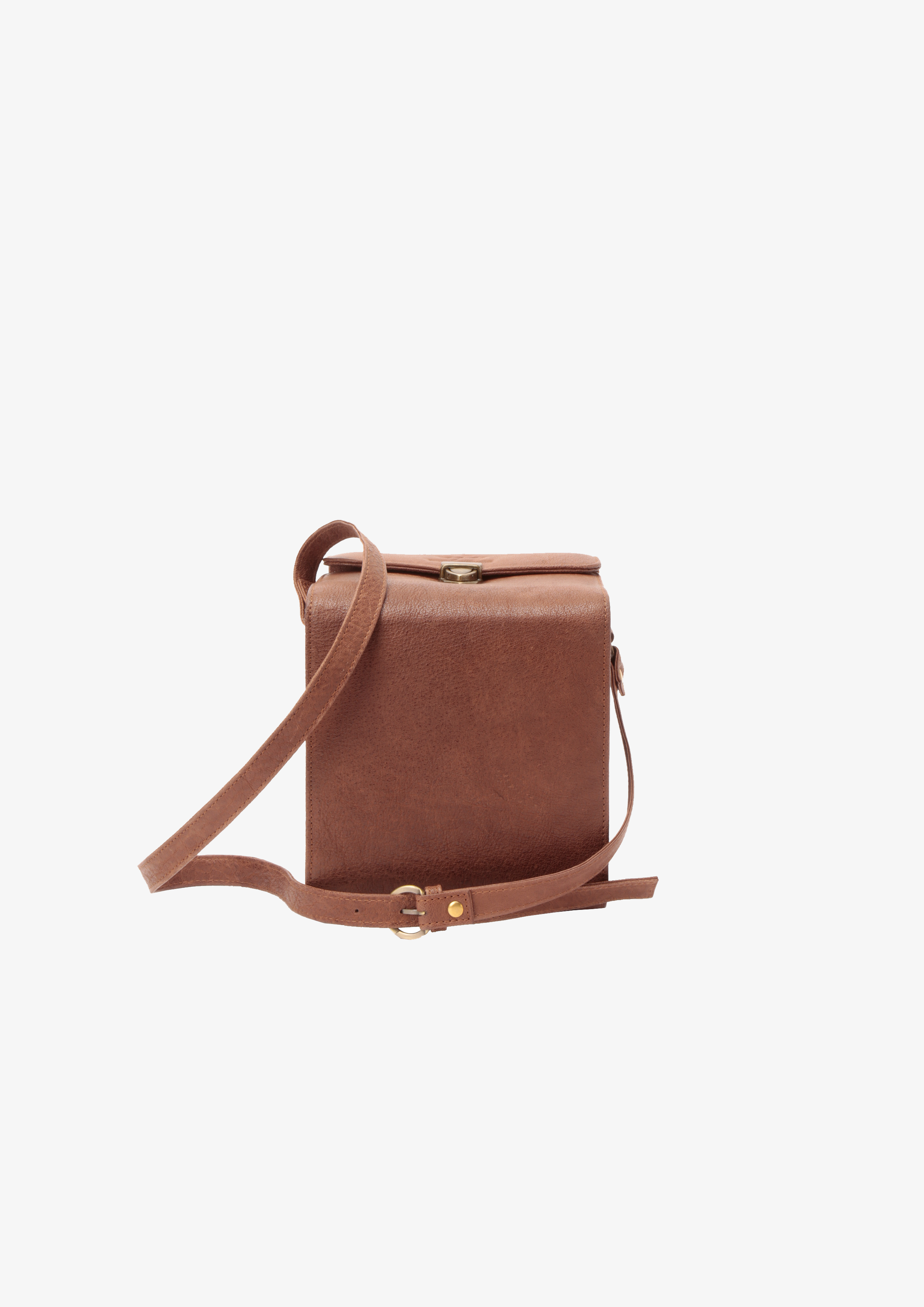 SMALL LEATHER BOX BAG