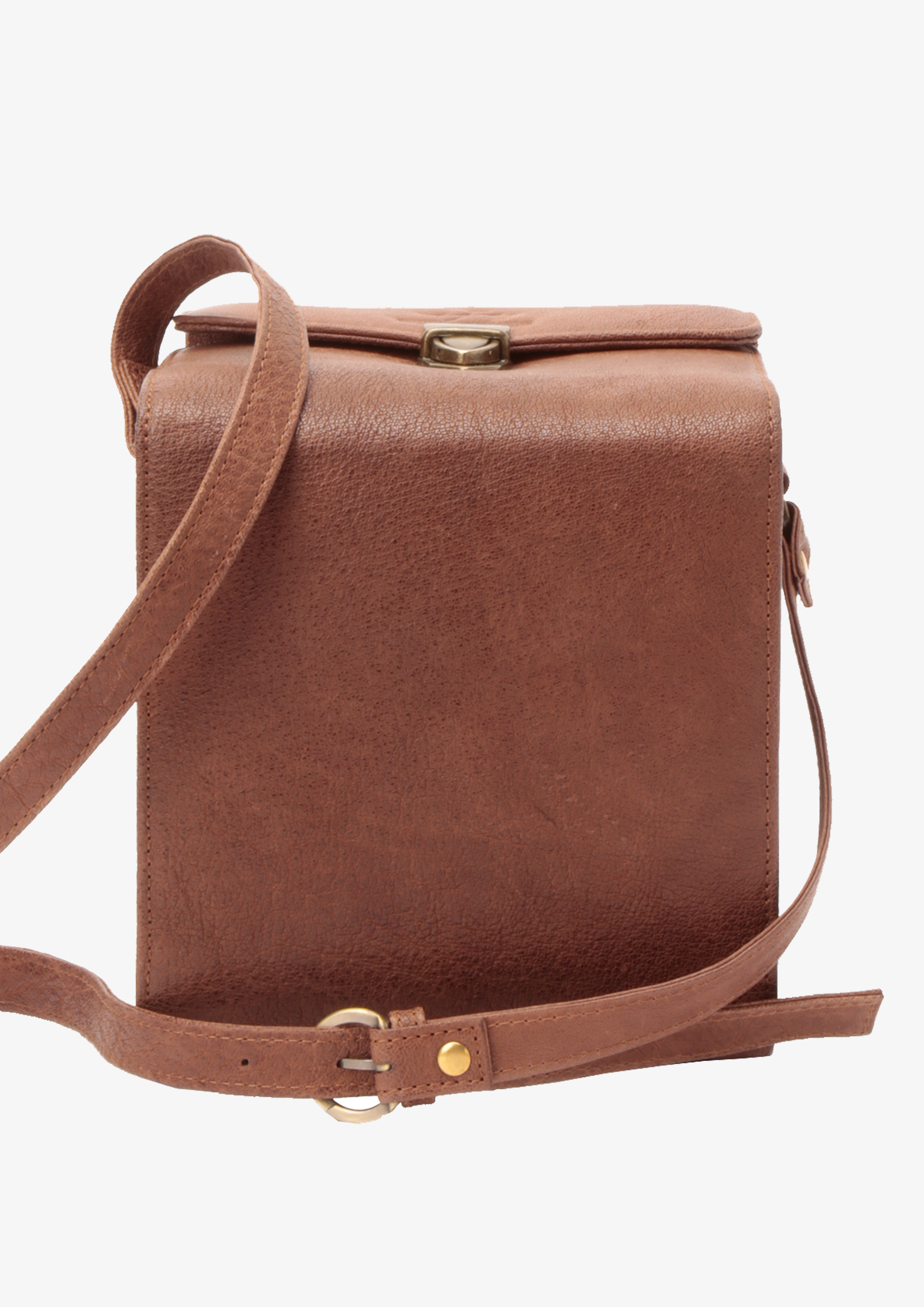 SMALL LEATHER BOX BAG