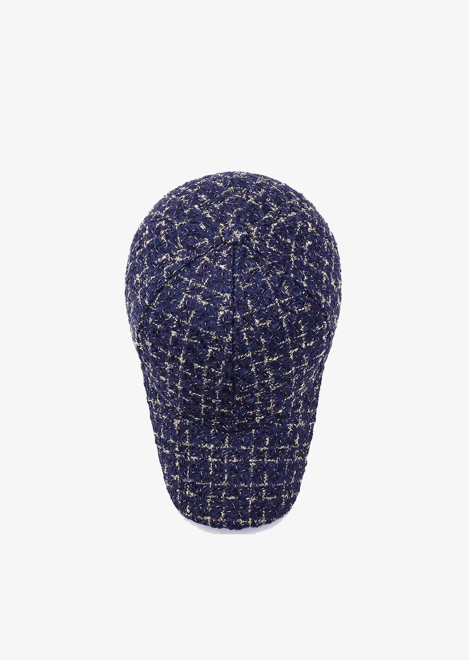 BLUE TWEED WOOL CAP