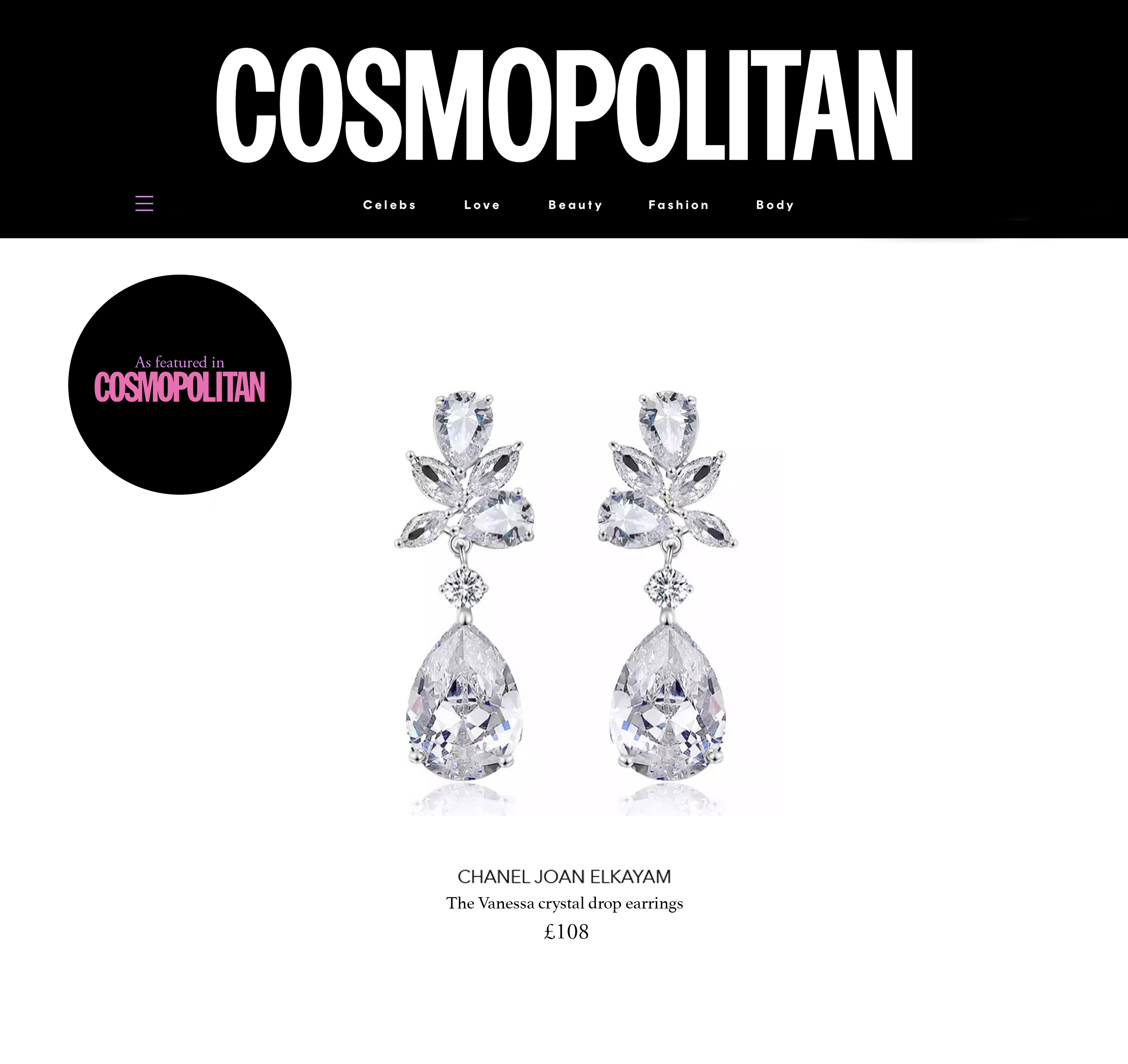 VANESSA DROP EARRINGS