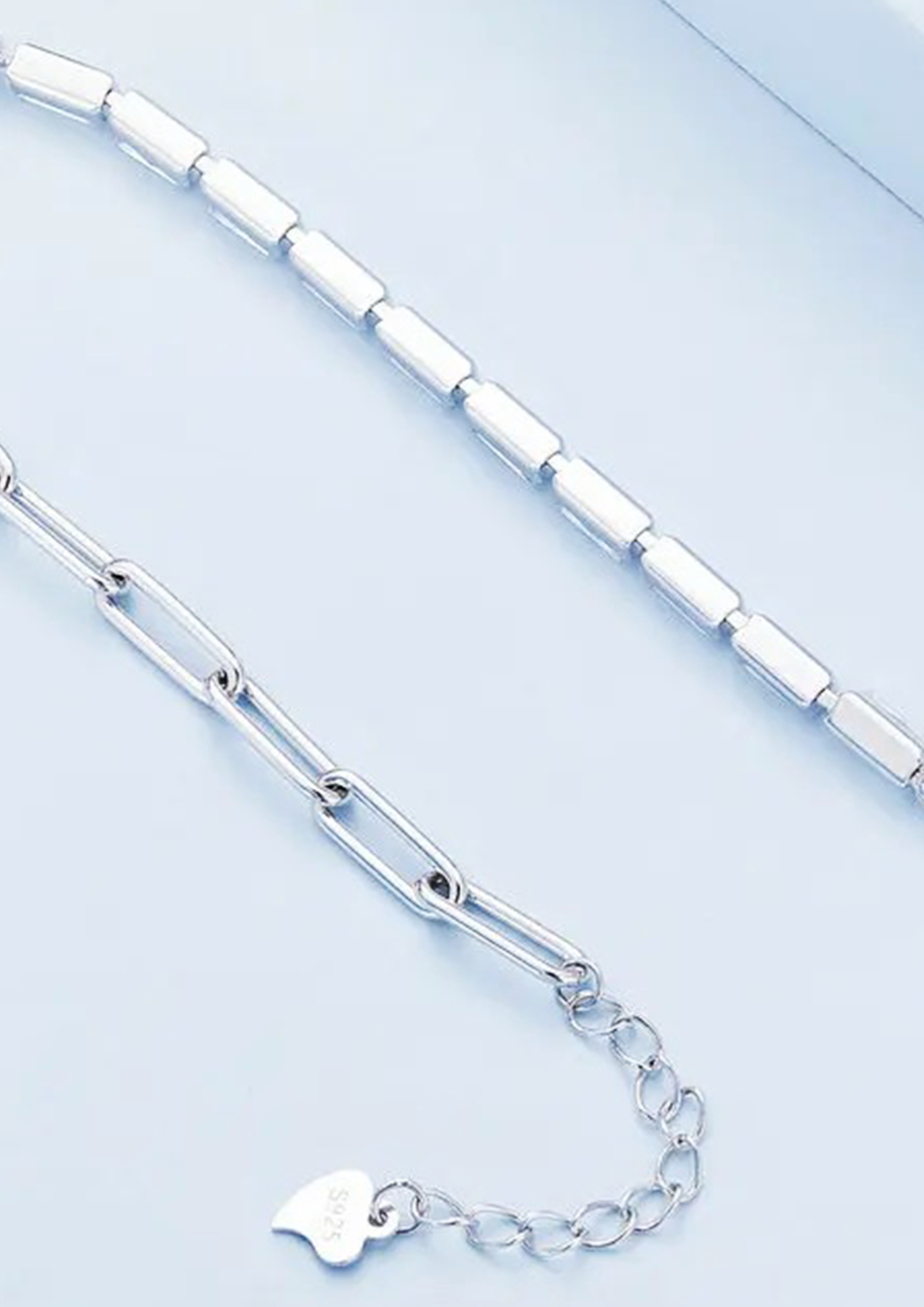 YLFA HALF CHAIN TENNIS BRACELET