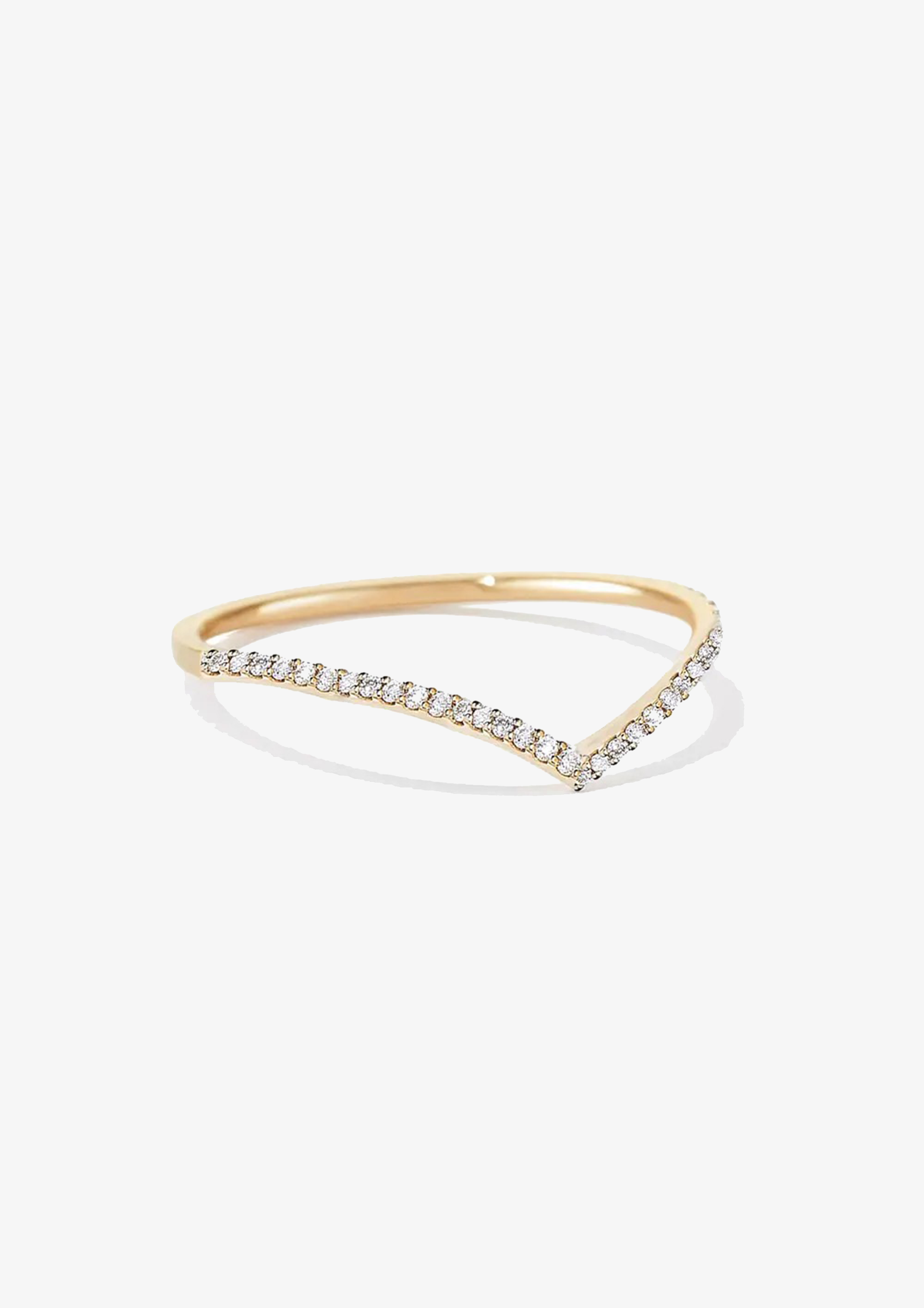 GLORIA WISHBONE RING